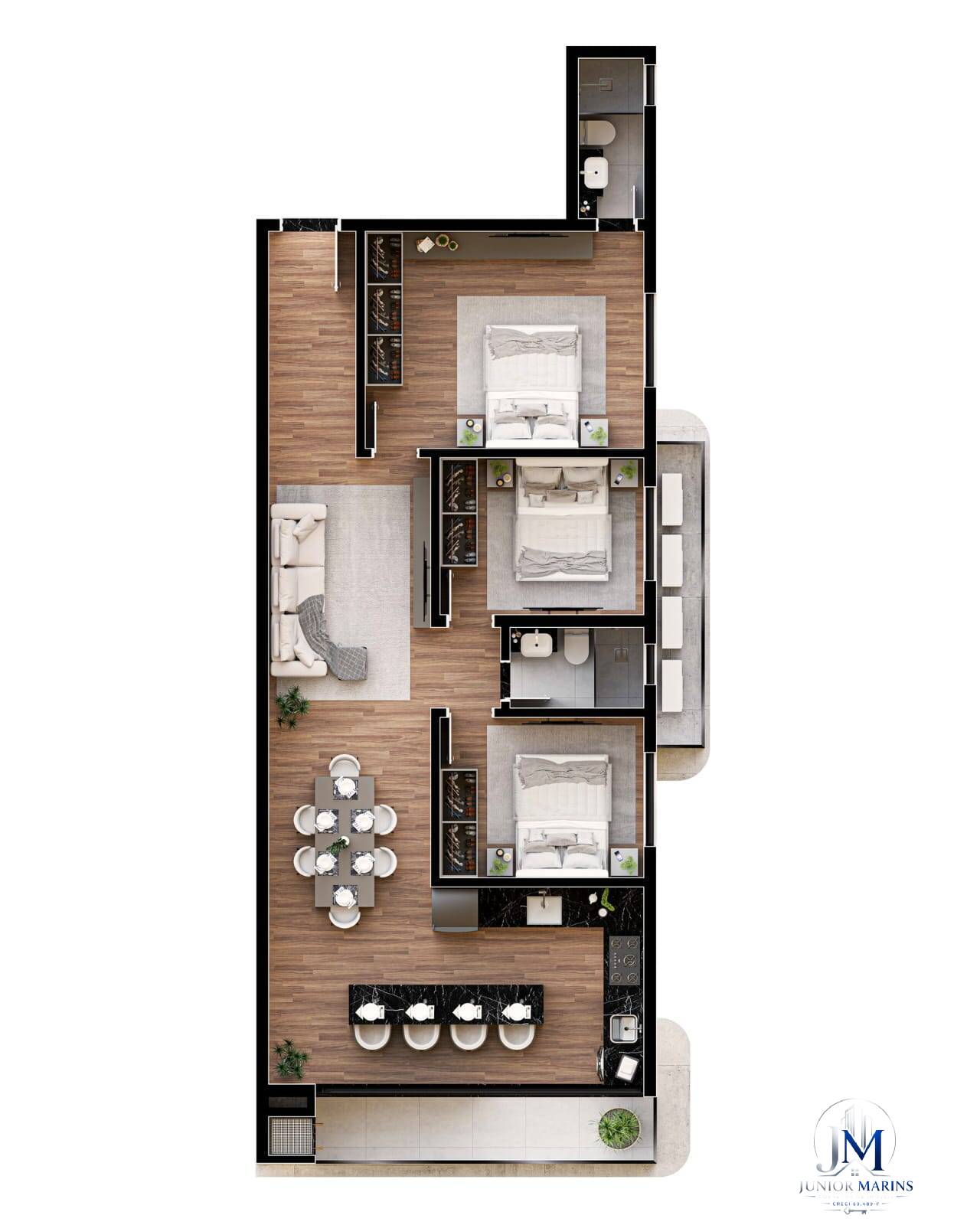 Apartamento, 3 quartos - Foto 22