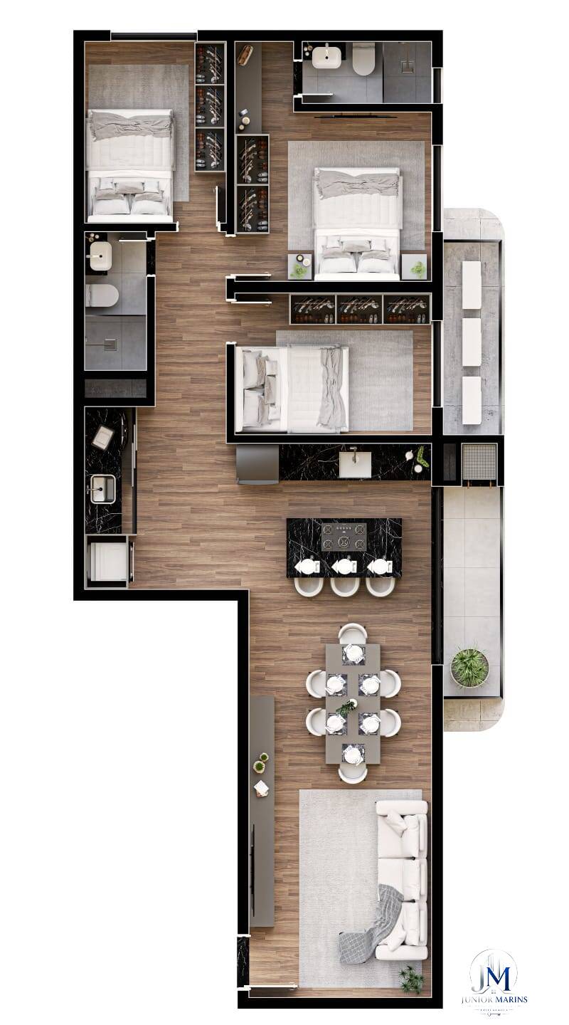 Apartamento, 3 quartos - Foto 24