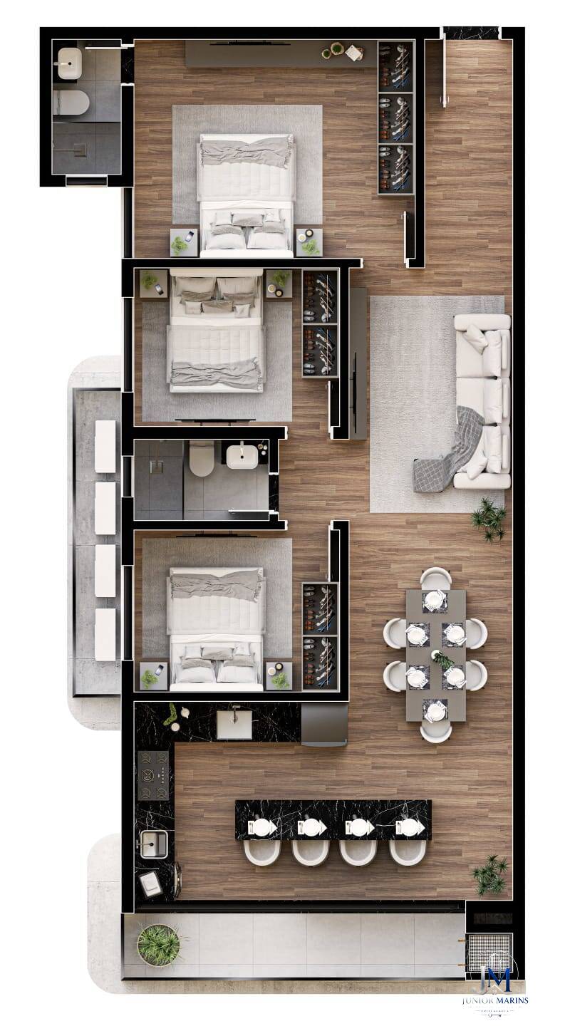 Apartamento, 3 quartos - Foto 23